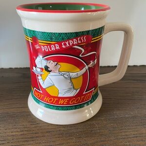 Polar Express 10th Anniversary 3-D Ceramic Mug - “Hot Hot, We Got It”.